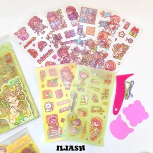 پک استیکر کیوت دخترونه
