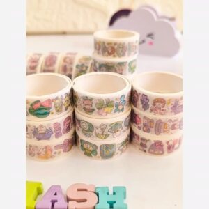 چسب واشی طرح دخترونه کیوت