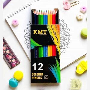 مداد رنگی 12 رنگ KMT