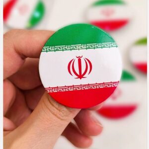 پیکسل فلزی طرح پرچم ایران